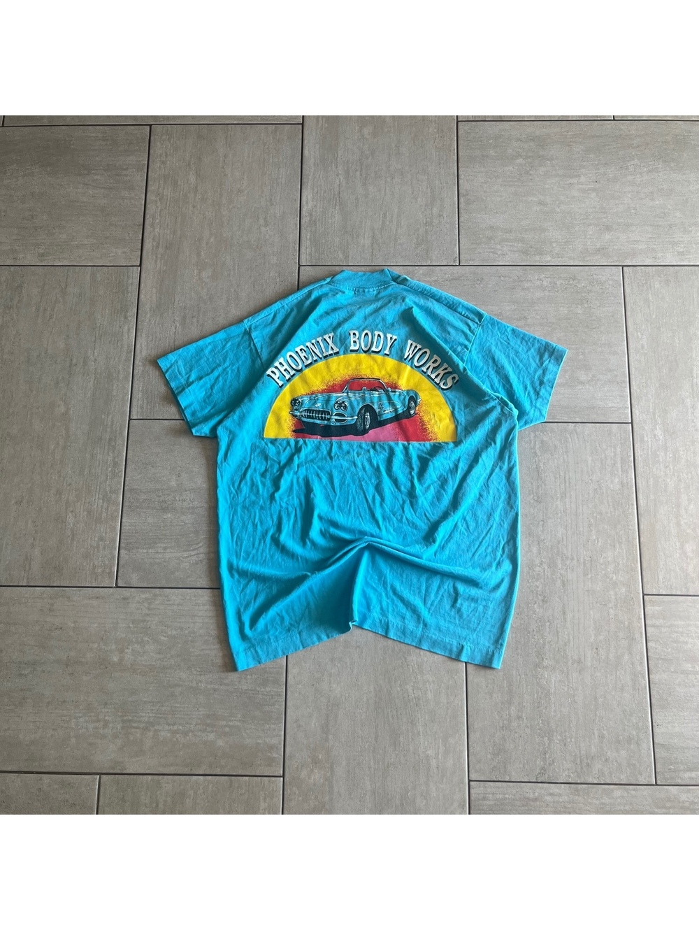 Vintage Fruit of the Loom Phoenix Body Works Graphic T-Shirt Large